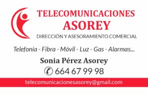 Logo TELECOMUNICACIONES ASOREY - Asesoramiento gratuito Fibra/Móvil y Energía/Gas en La Rioja (Base Lardero).